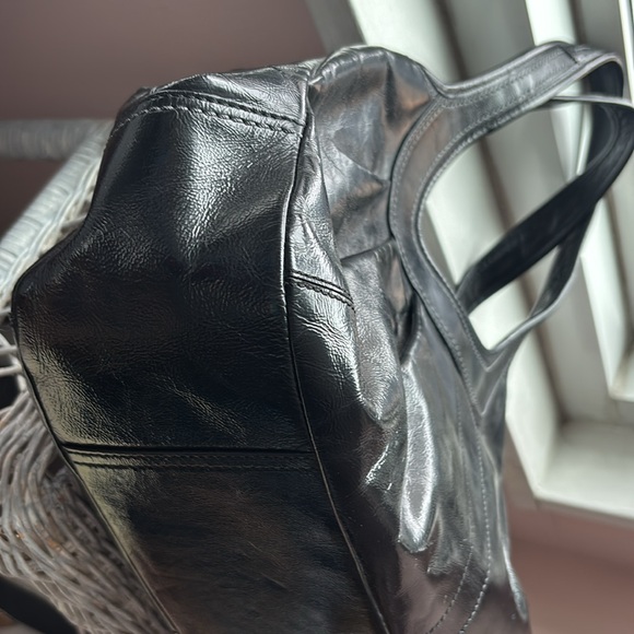 Coach 12520 Ergo Pleated framed patent leather satchel - Picture 8 of 13